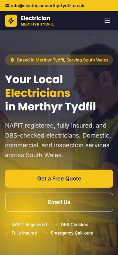 Electrician Merthyr Tydfil — screenshot 3