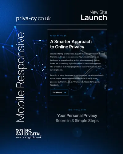 Priva-Cy About section on a mobile phone